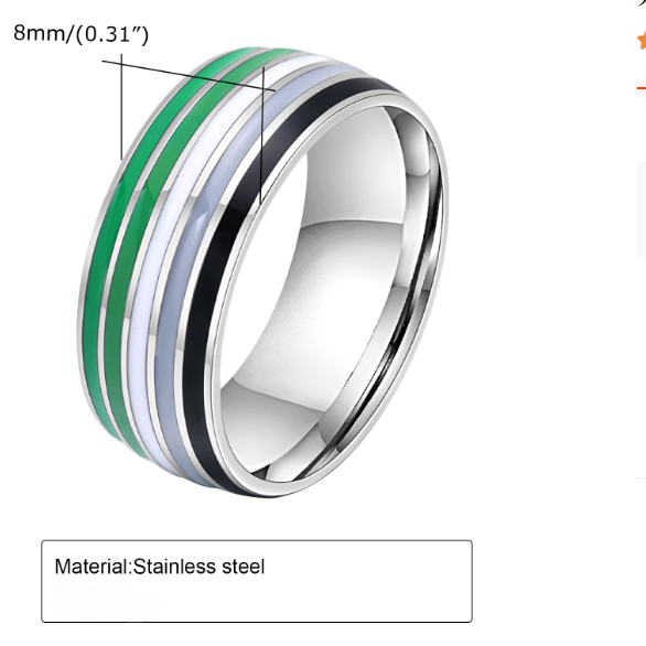 Anillo de bunting de acero de titanio al por mayor